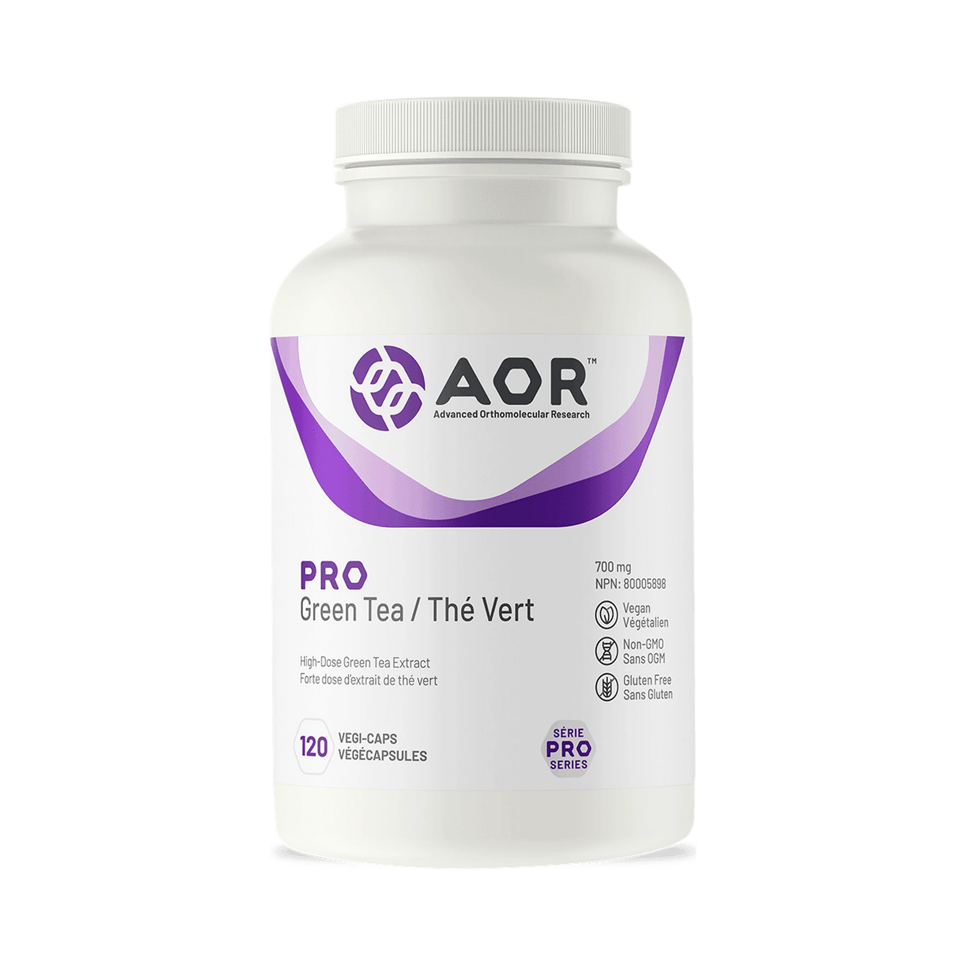 AOR Pro Green Tea 120 Capsules 