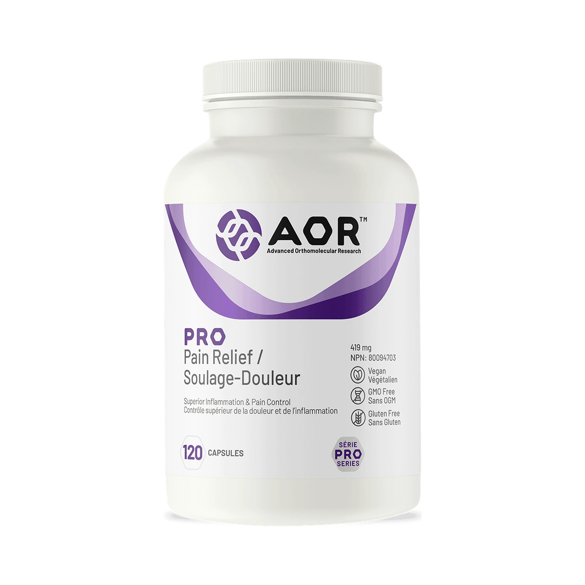 AOR Pro Pain Relief 120 Capsules – Wellness Supplement