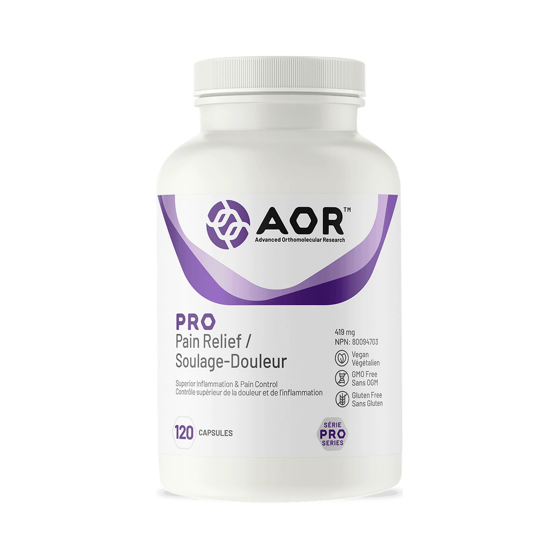 AOR Pro Pain Relief 120 Capsules 