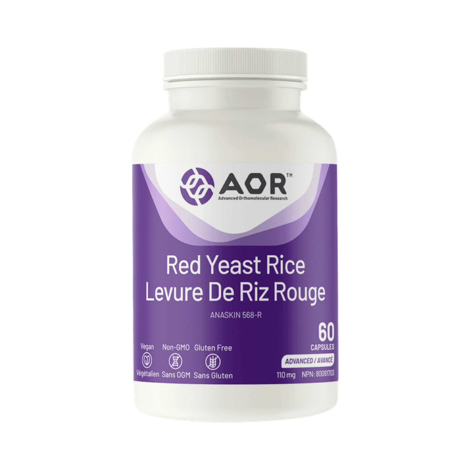 AOR Red Yeast Rice 60 Capsules