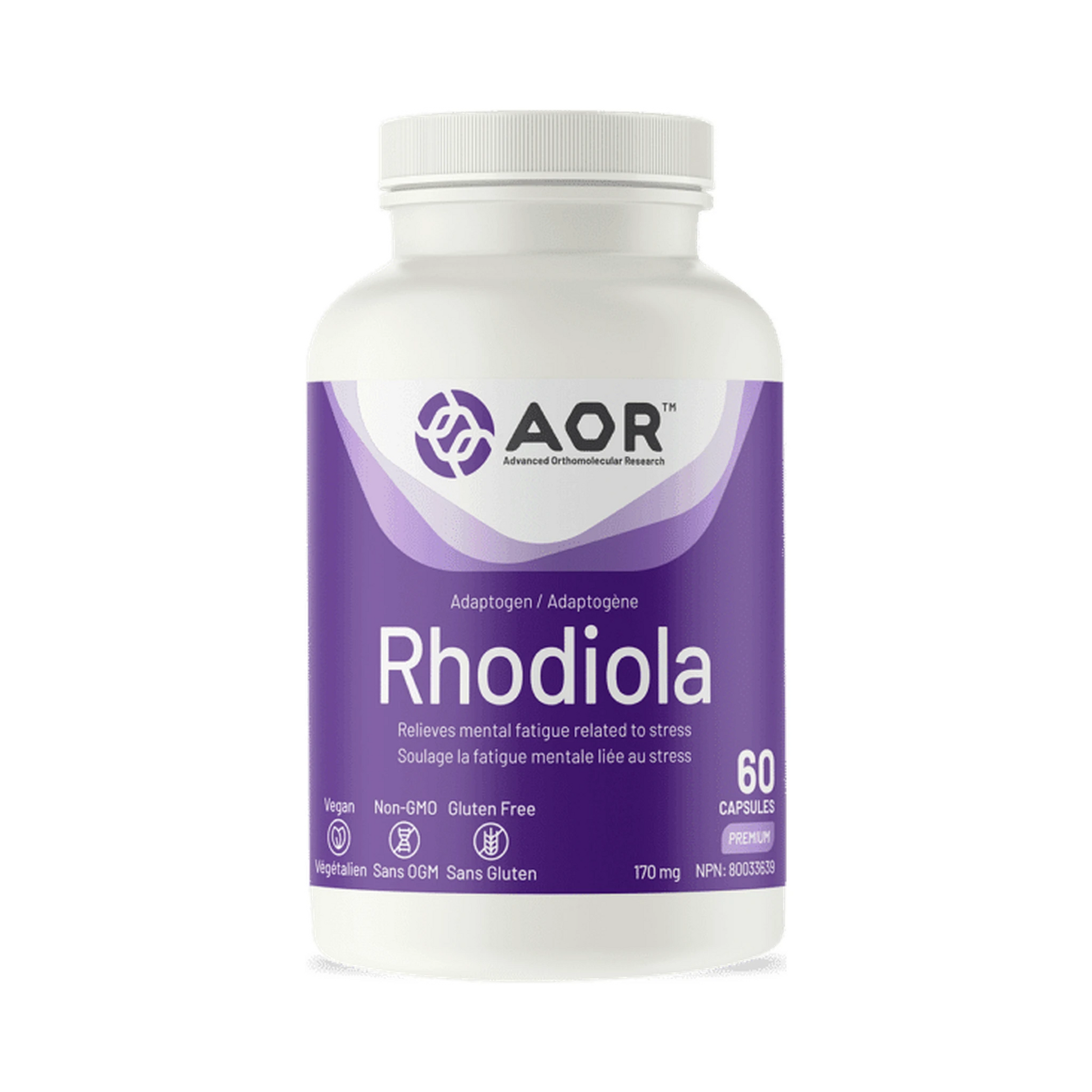AOR Rhodiola 60 Capsules