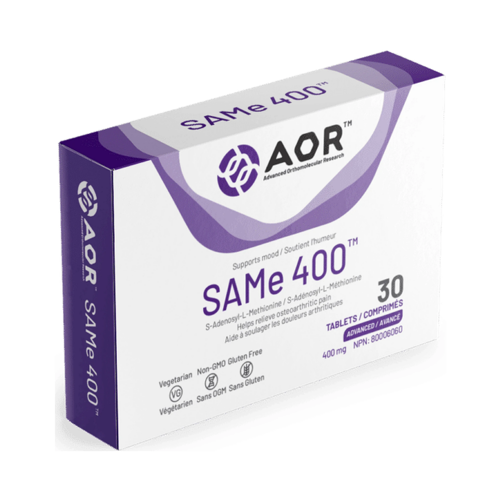 AOR SAMe 400 30 Tablets