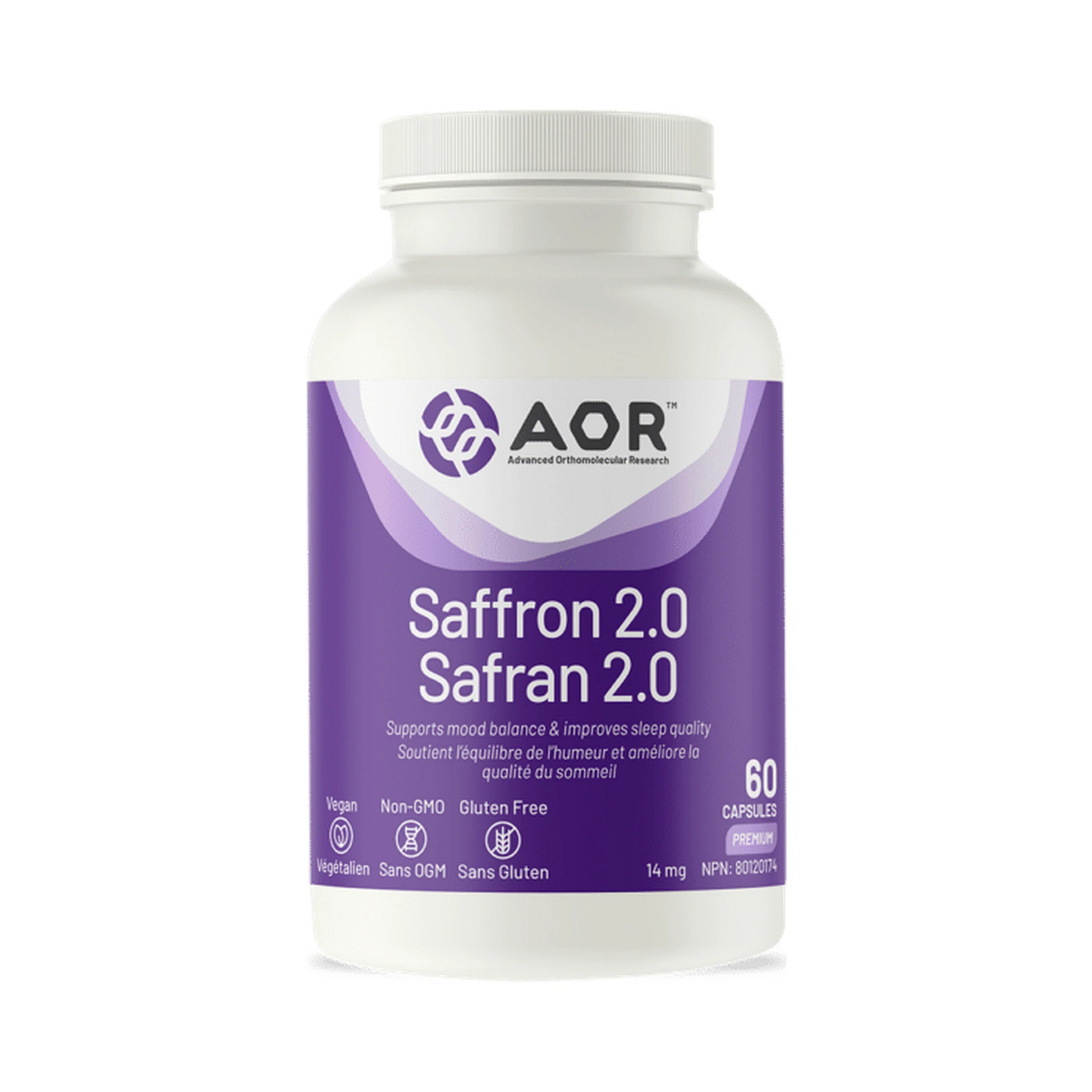 AOR Saffron 2.0 60 Capsules