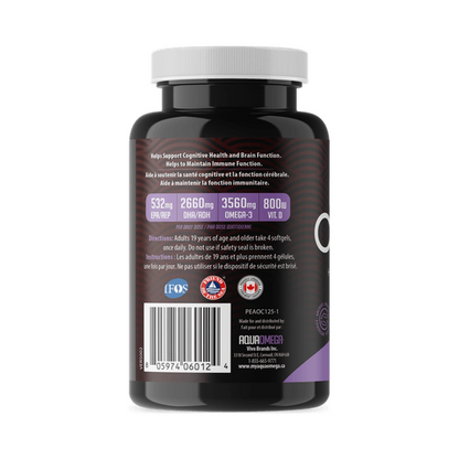 AquaOmega Omega-3 High DHA 240 Softgels
