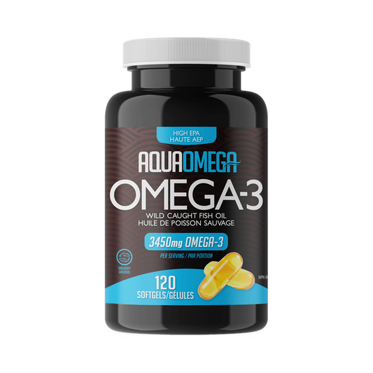 AquaOmega Omega-3 High EPA 120 Softgels