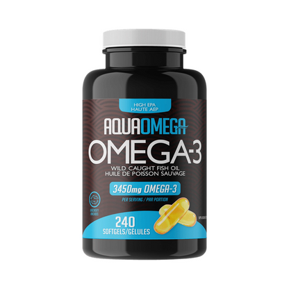AquaOmega Omega-3 High EPA 240 Softgels
