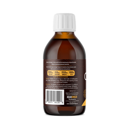 AquaOmega Omega-3 Standard Lemon 450mL