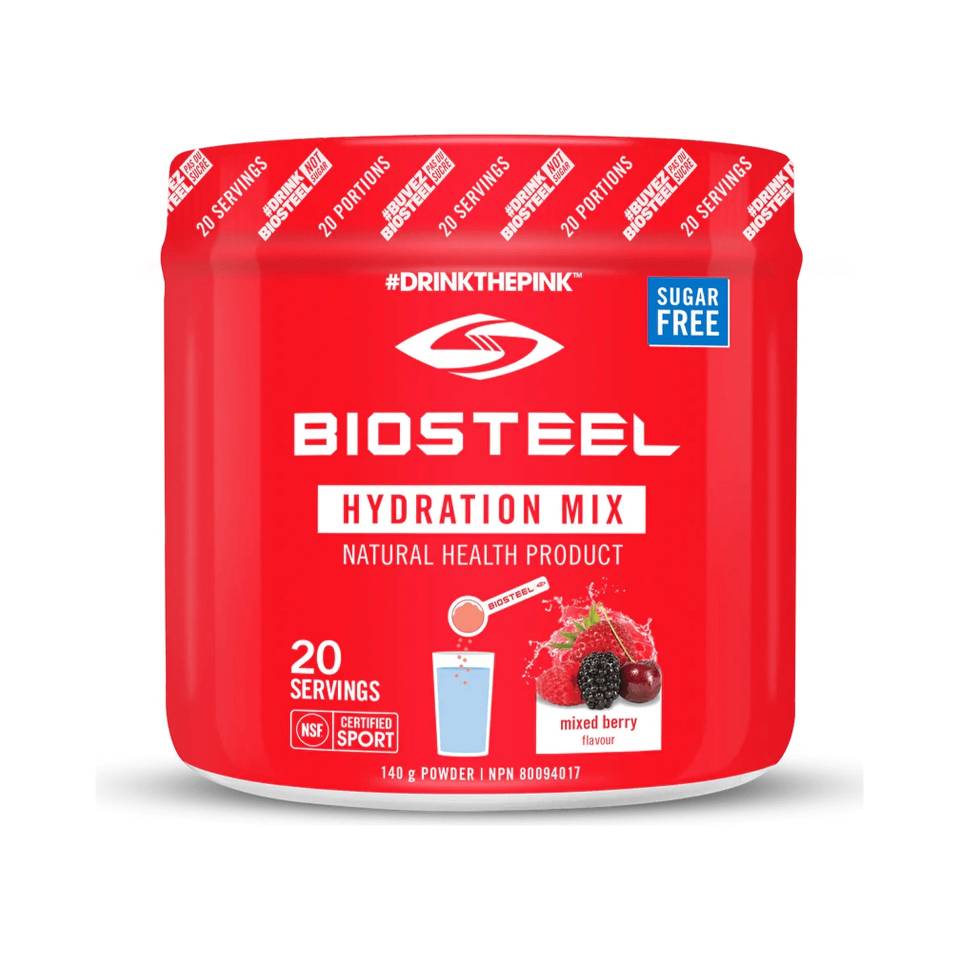 BioSteel Hydration Mix Mixed Berry 140g