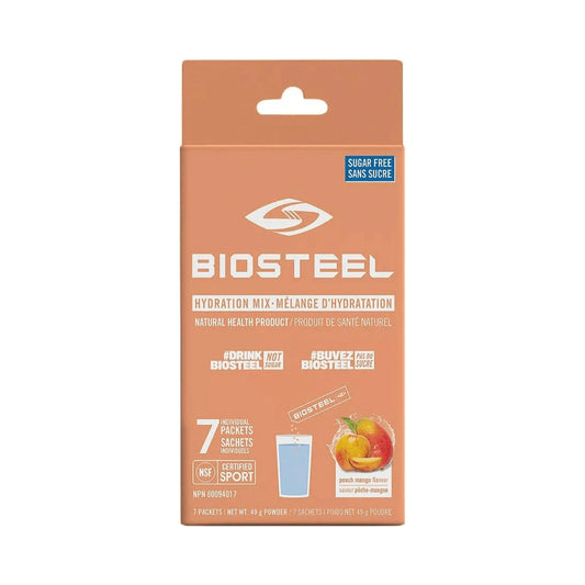 BioSteel Hydration Mix Peach Mango 7 Packs Case of 6