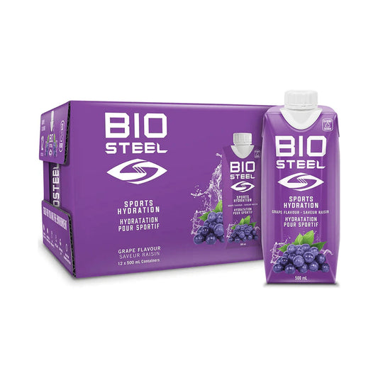 BioSteel Sports Drink Grape 500mL Case of 12
