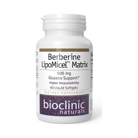 Bioclinic Naturals Berberine LipoMicel Matrix 60 Softgels