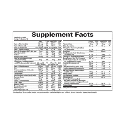 Bioclinic Naturals BioFoundation-G Multiple Vitamin & Mineral Formula 180 Tablets