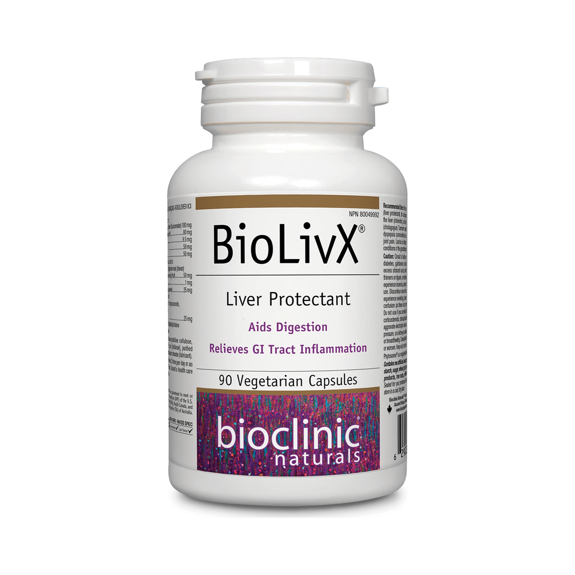 Bioclinic Naturals BioLivX 90 Veg Capsules