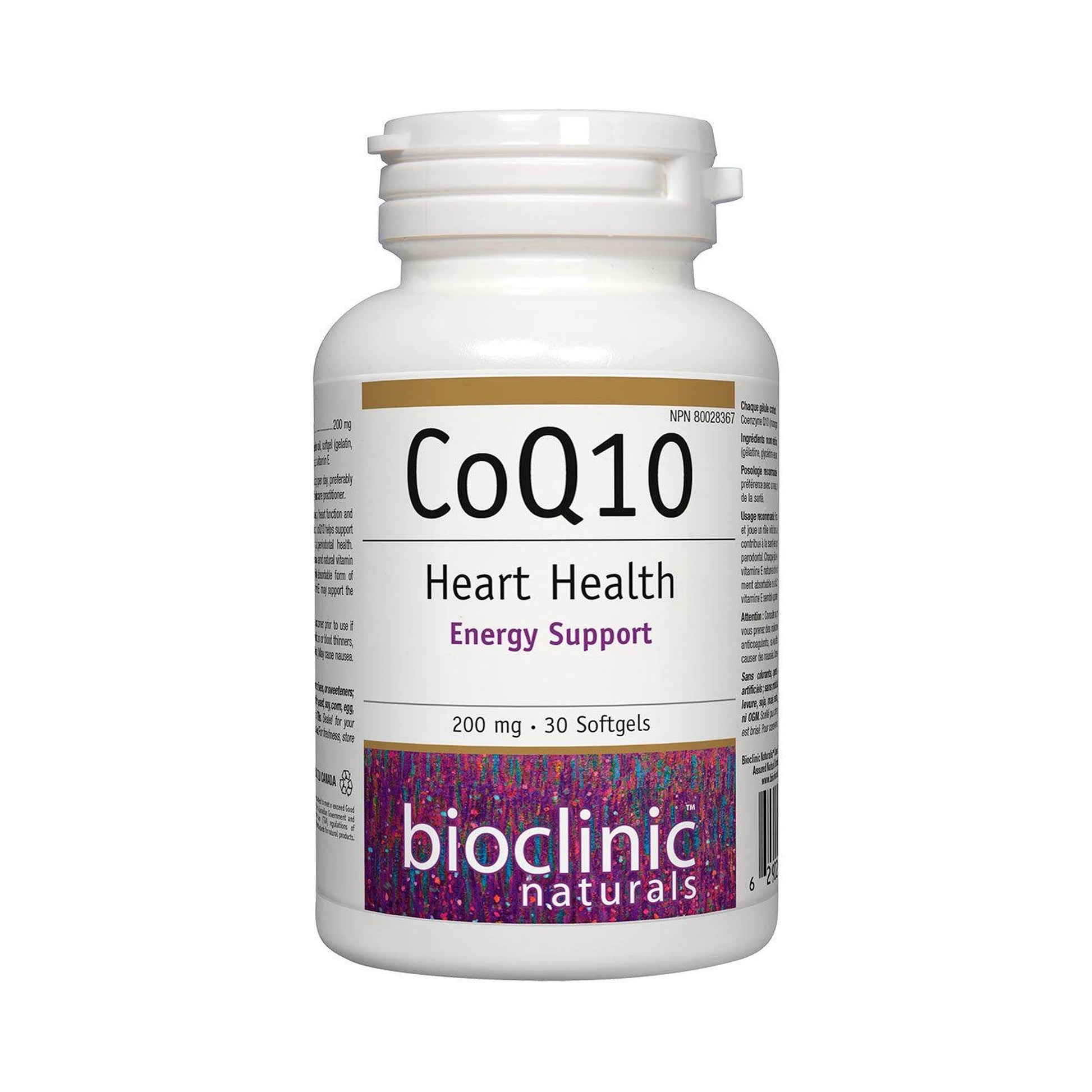Bioclinic Naturals Co-Q10 200 mg 30 Softgels