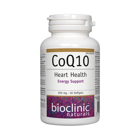 Bioclinic Naturals Co-Q10 200 mg 30 Softgels