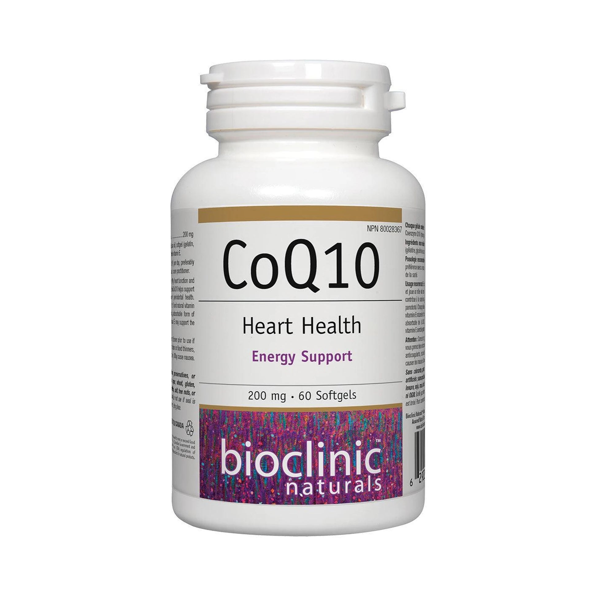Bioclinic Naturals Co-Q10 200mg 60 Softgels