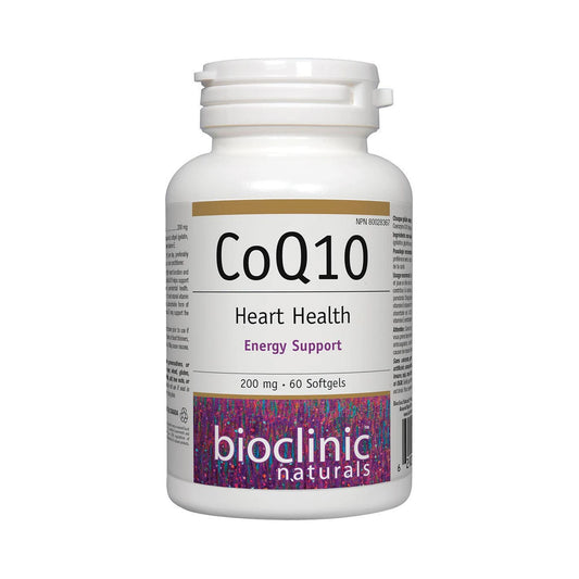 Bioclinic Naturals Co-Q10 200mg 60 Softgels