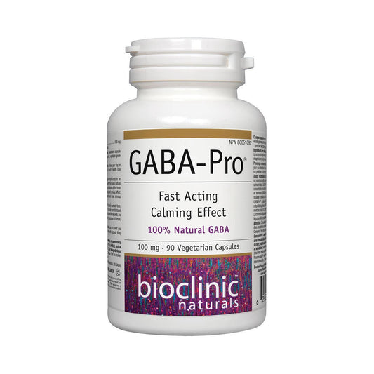 Bioclinic Naturals GABA-Pro  100mg 90 Veg Capsules
