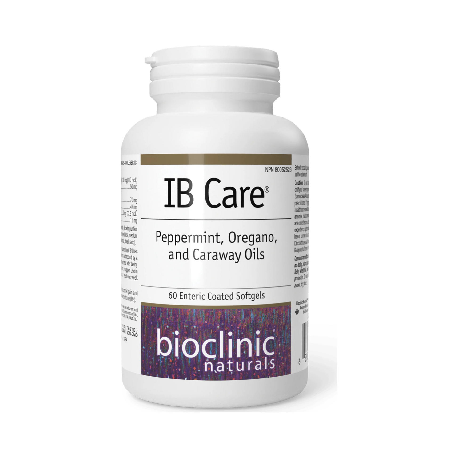 Bioclinic Naturals IB Care 60 Enteric Coated Softgels