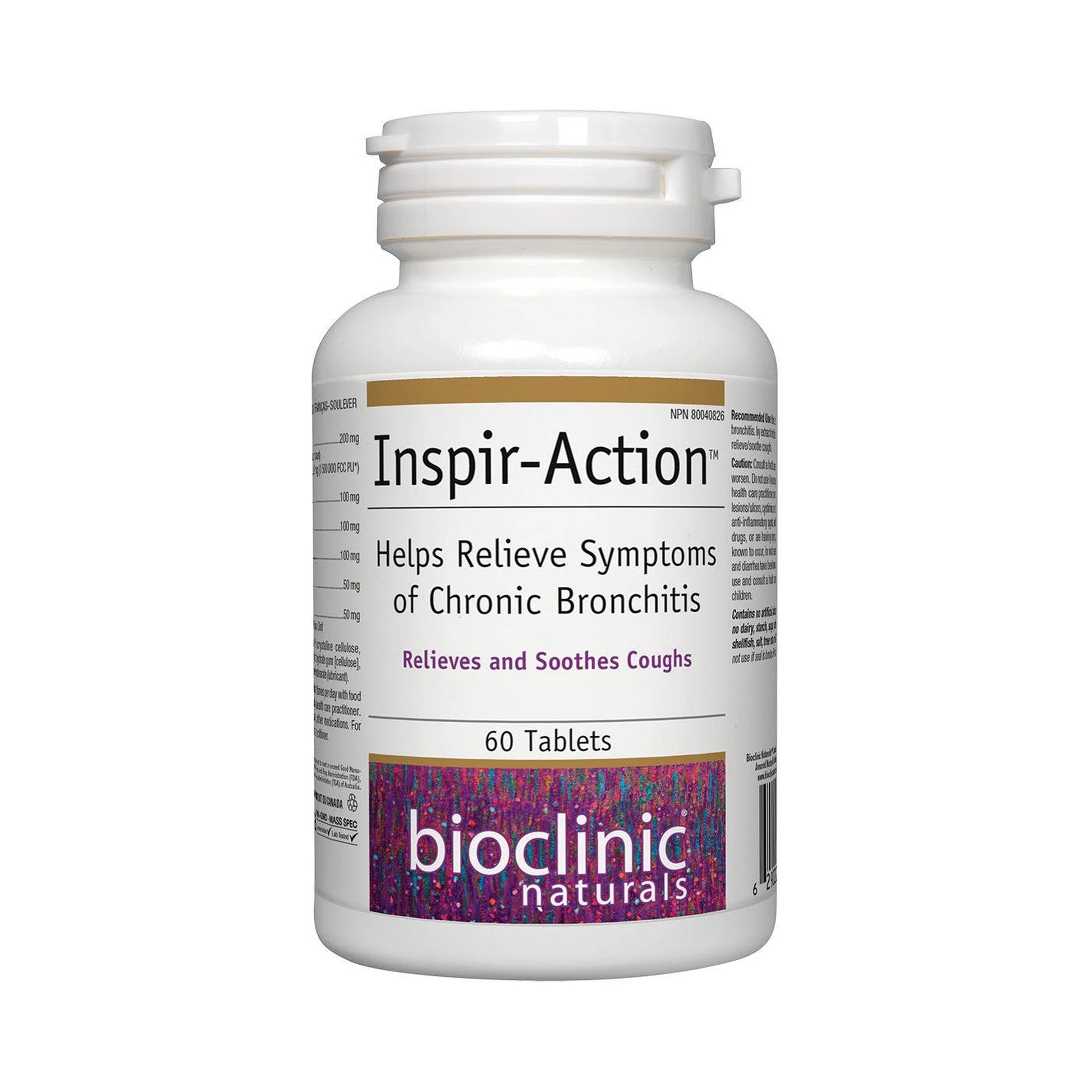 Bioclinic Naturals Inspir-Action 60 Tablets