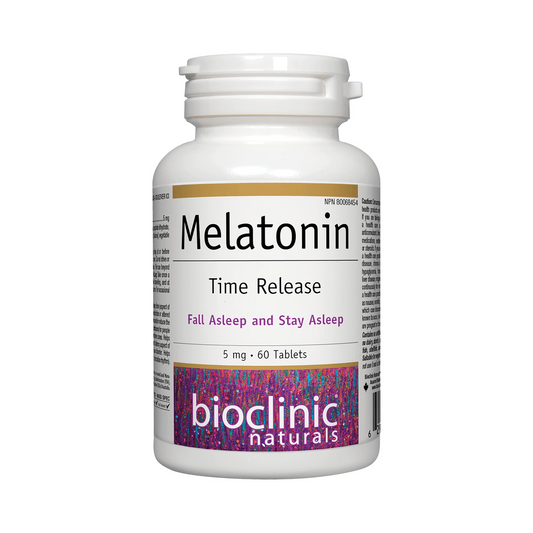 Bioclinic Naturals Melatonin Time Release 5mg 60 Tablets