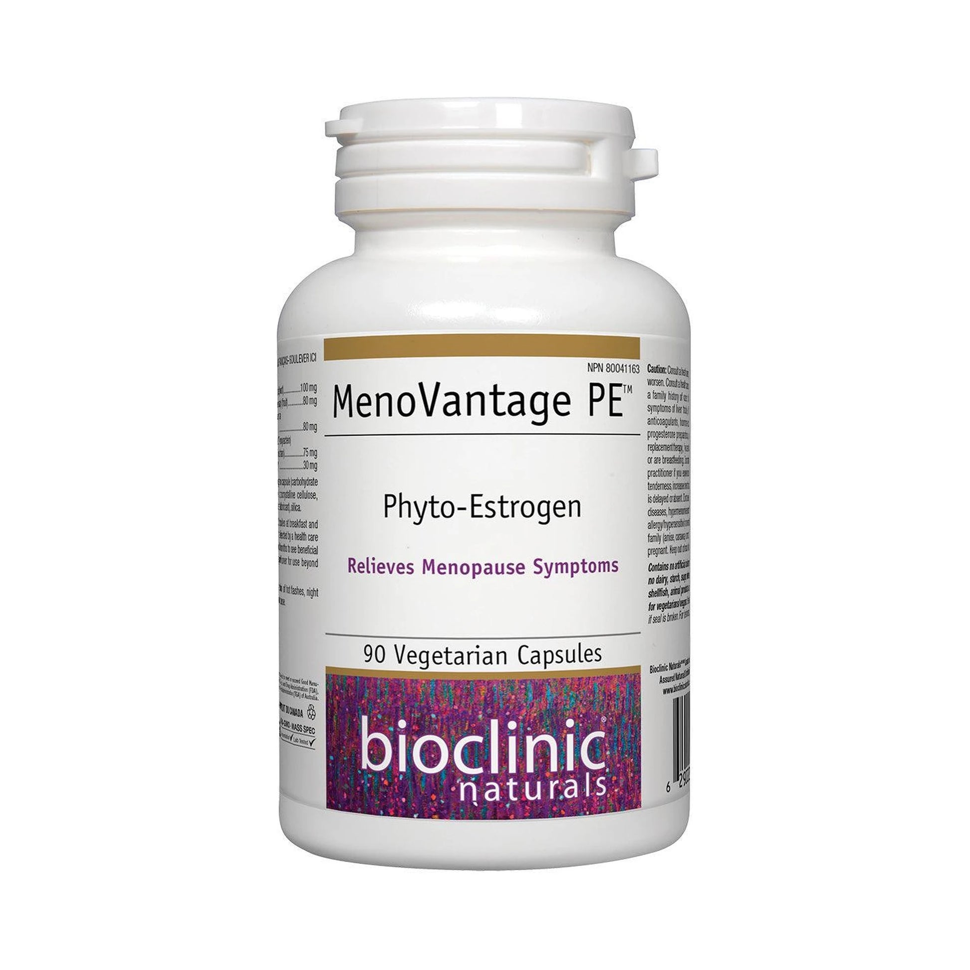 Bioclinic Naturals MenoVantage PE 90 Veg Capsules