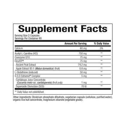 Bioclinic Naturals Mitochondrial Formula 120 Capsules