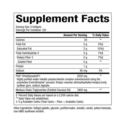 Bioclinic Naturals PGX Daily Ultra Matrix Soflgels 750mg 180 Softgels
