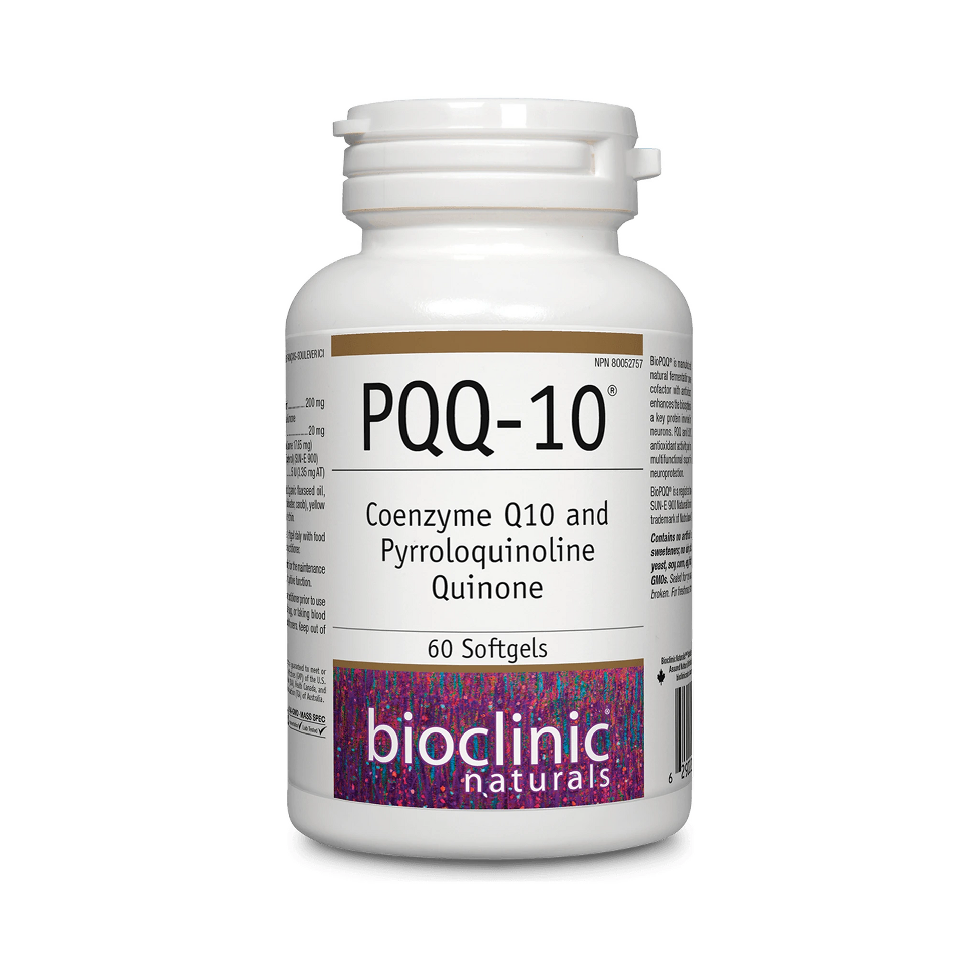Bioclinic Naturals PQQ-10 60 Softgels