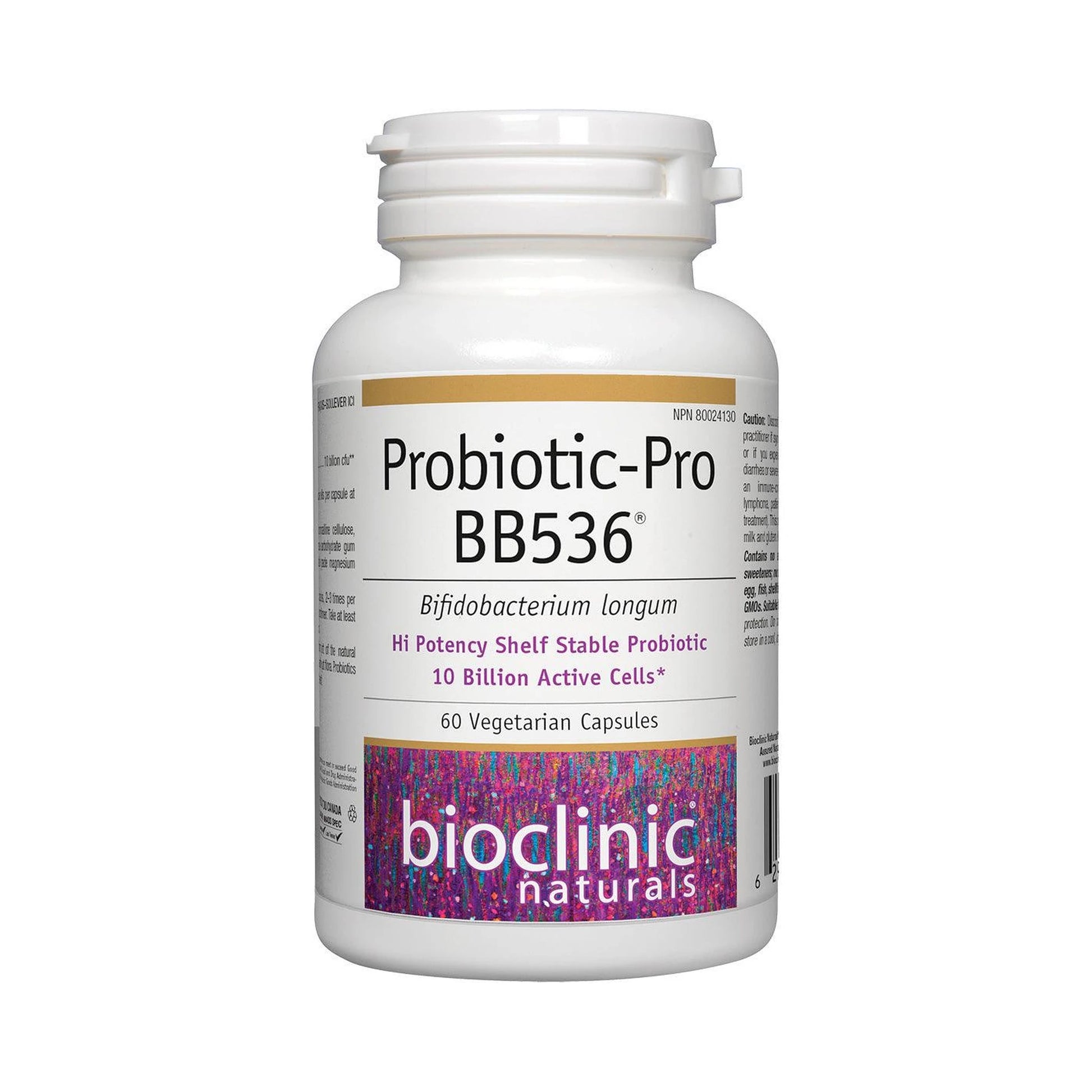 Bioclinic Naturals Probiotic-Pro BB536 10 Billion Active Cells 60 Veg Capsules