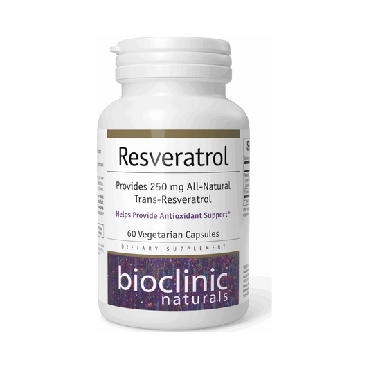 Bioclinic Naturals Resveratrol 60 Capsules