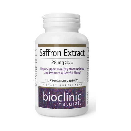 Bioclinic Naturals Saffron Extract 30 Capsules