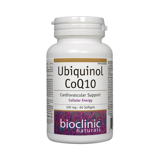 Bioclinic Naturals Ubiquinol Co-Q10 100 mg 60 Softgels