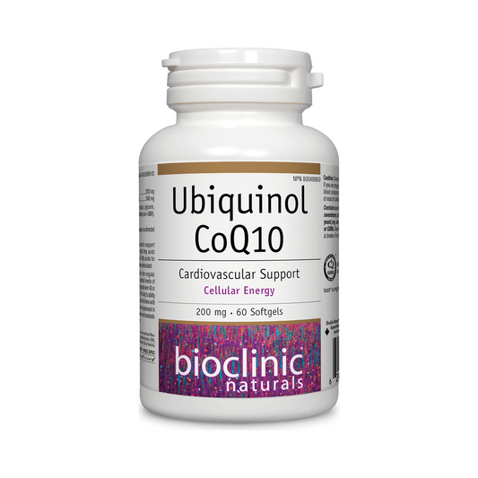 Bioclinic Naturals Ubiquinol Co-Q10 200 mg 60 Softgels