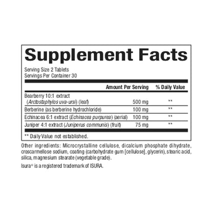 Bioclinic Naturals Ultimate Urinary-Pro 60 Tablets