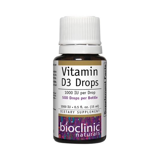 Bioclinic Naturals Vitamin D3 Drops 1000 IU 15mL