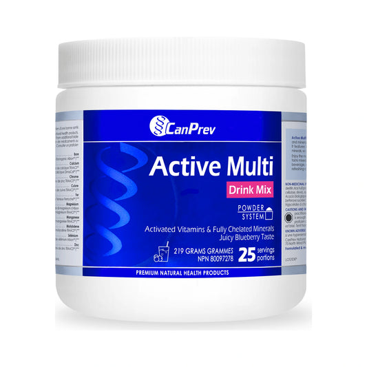 CanPrev Active Multi Drink Mix Juicy Blueberry 219g