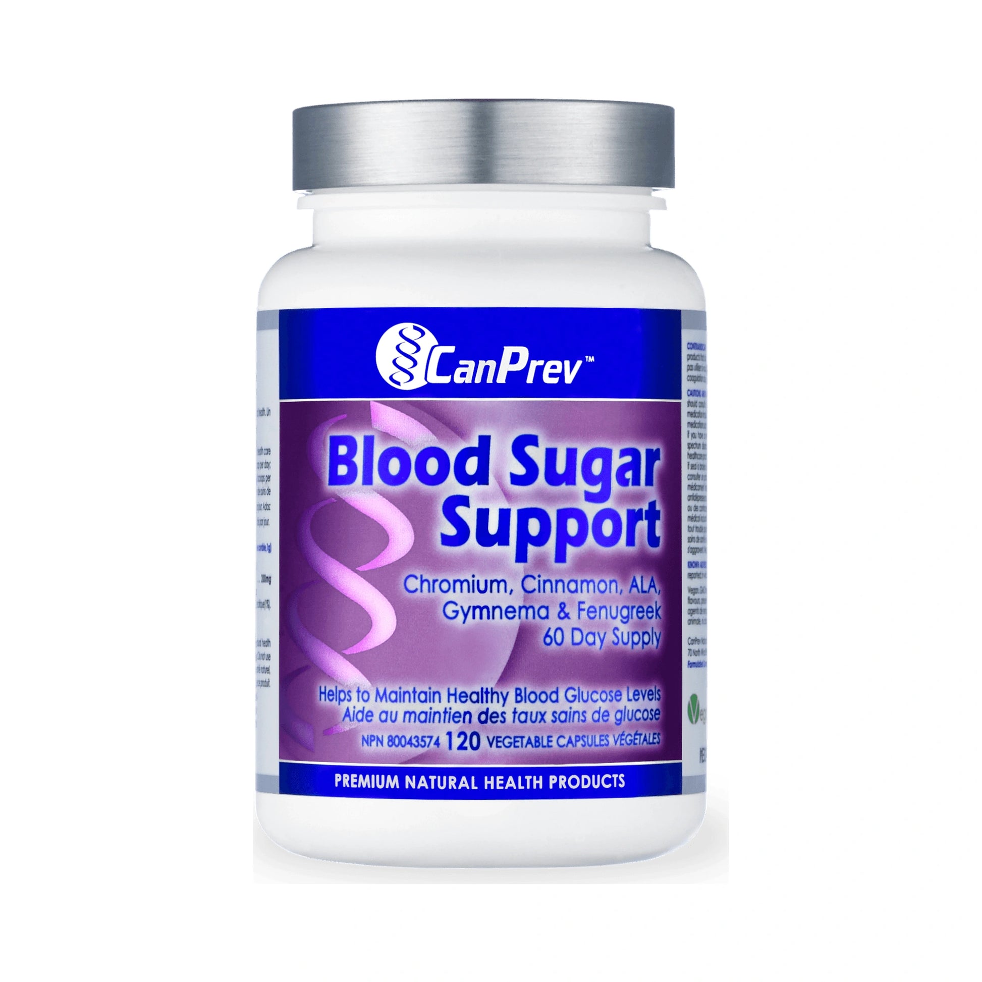 CanPrev Blood Sugar Support 120 Veg Capsules