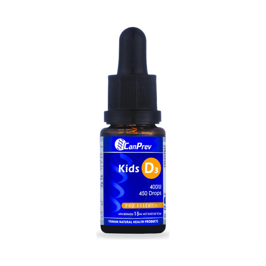 CanPrev D3 Drops Kids 400IU MCT base 15mL