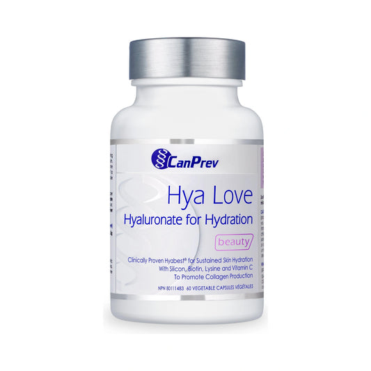 CanPrev Hya Love Hyaluronate for Hydration 60 Veg Capsules