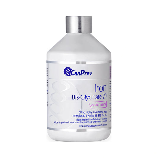CanPrev Iron Bis-Glycinate 20 Liquid 500mL