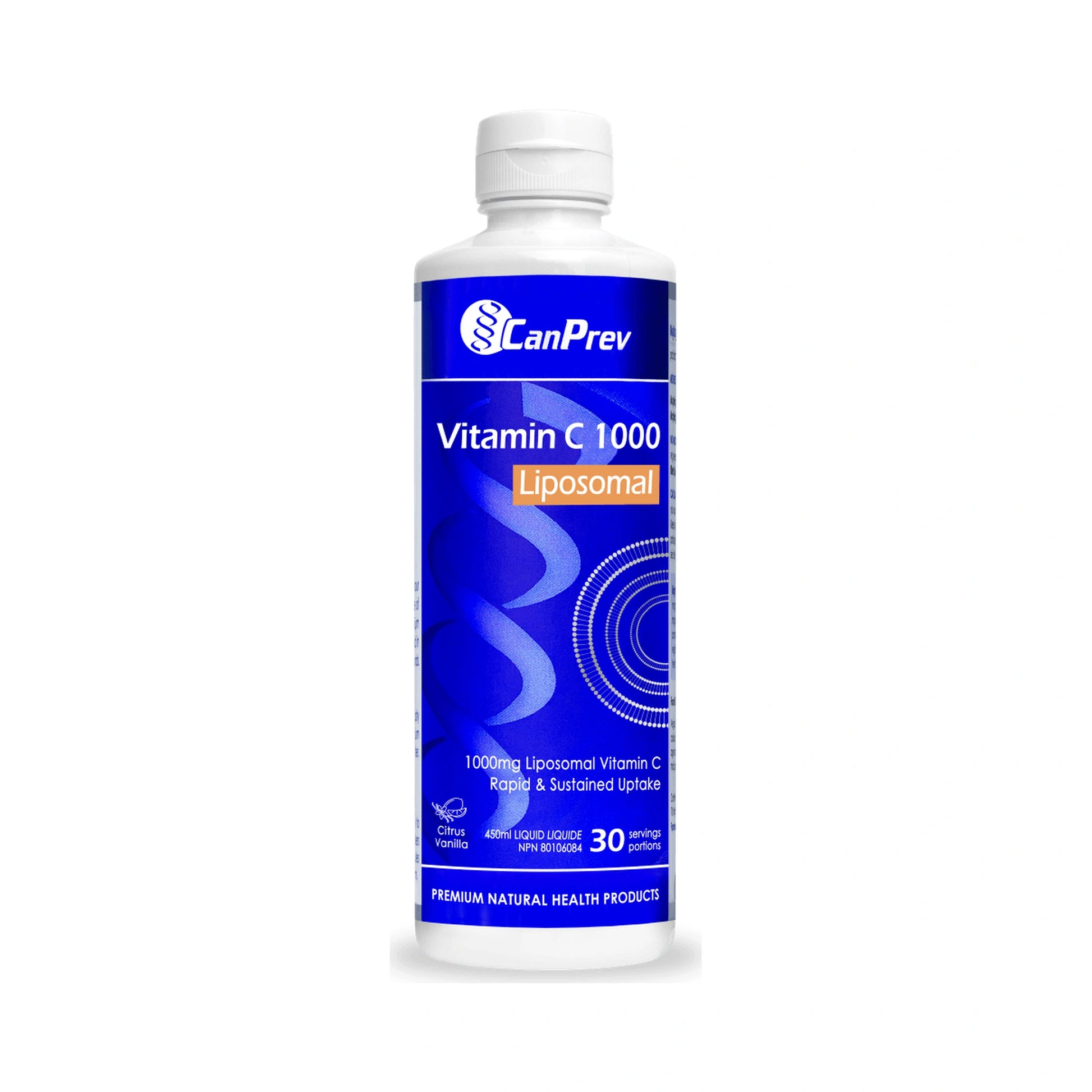 CanPrev Liposomal Vitamin C 1000 Citrus Vanilla 450mL
