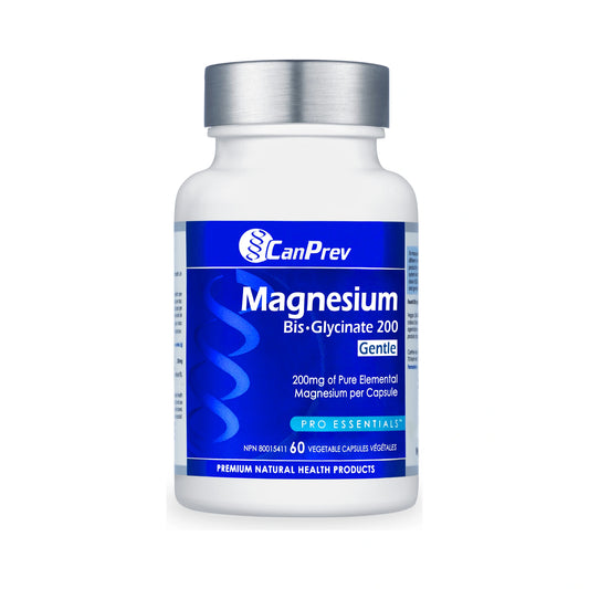 CanPrev Magnesium Bis-Glycinate 200 Gentle 60 Veg Capsules