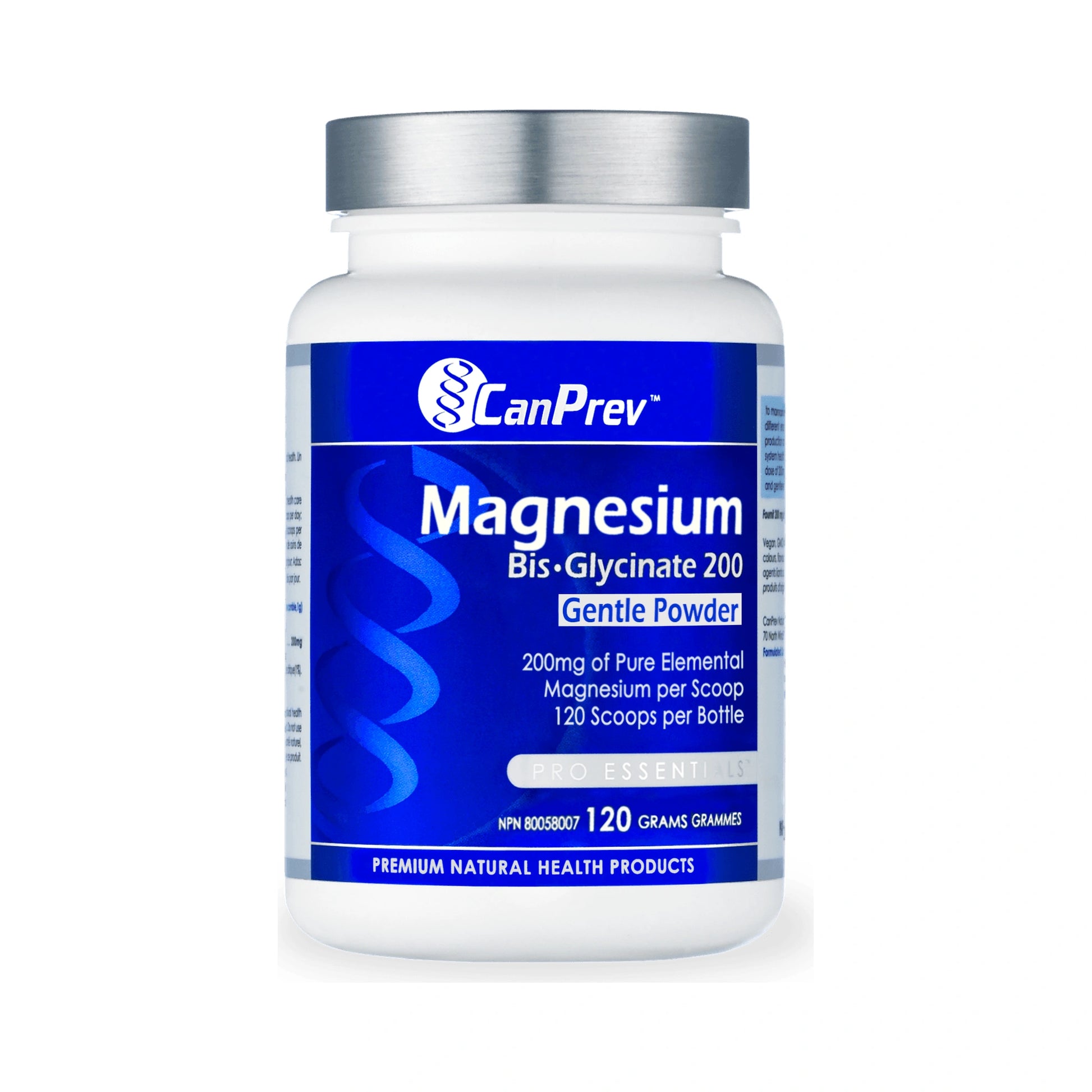 CanPrev Magnesium Bis-Glycinate 200 Gentle Powder 120g