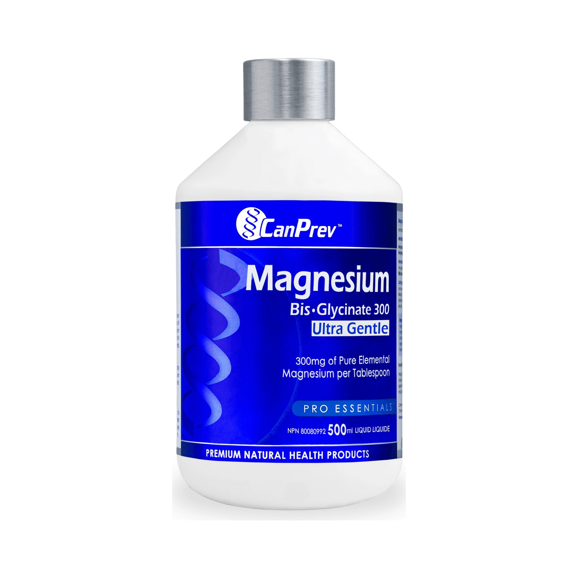 CanPrev Magnesium Bis-Glycinate 300 Ultra Gentle Liquid 500mL