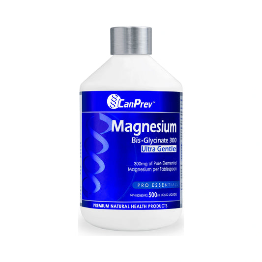 CanPrev Magnesium Bis-Glycinate 300 Ultra Gentle Liquid 500mL