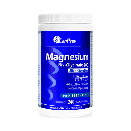 CanPrev Magnesium Bis-Glycinate 400 Ultra Gentle Powder 240g