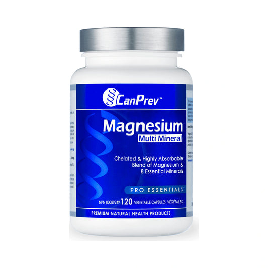 CanPrev Magnesium Multi Mineral 120 Veg Capsules