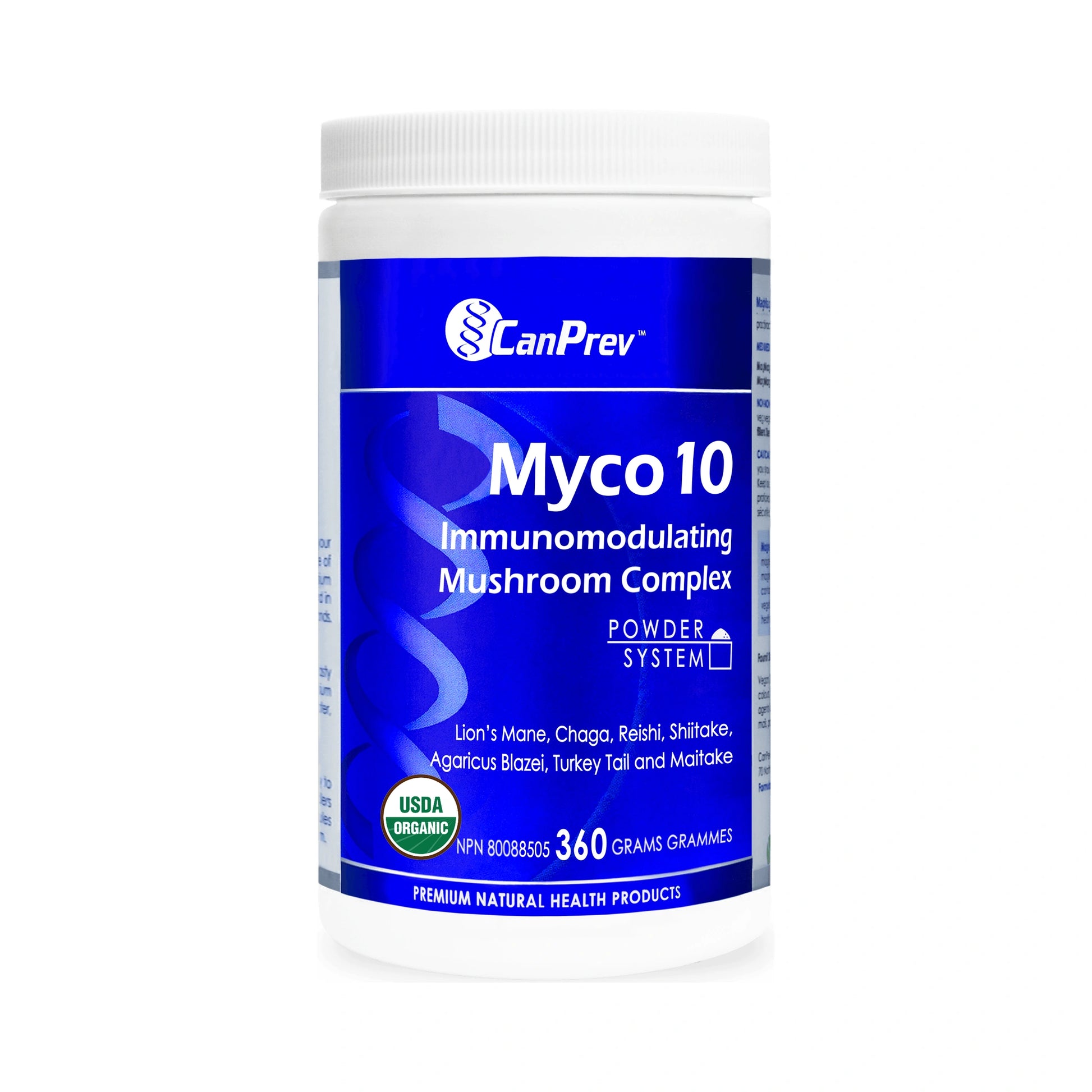 CanPrev Myco10 Immunomodulating Mushroom Complex 360g