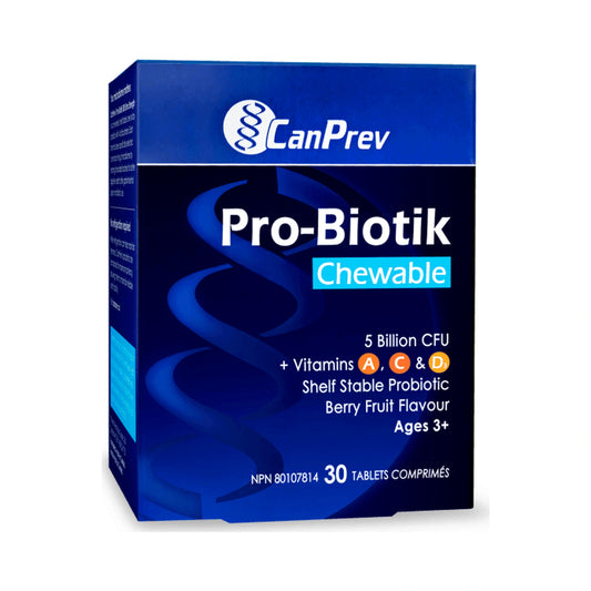 CanPrev Pro-Biotik + A, C & D3 Chewable 30 Tablets